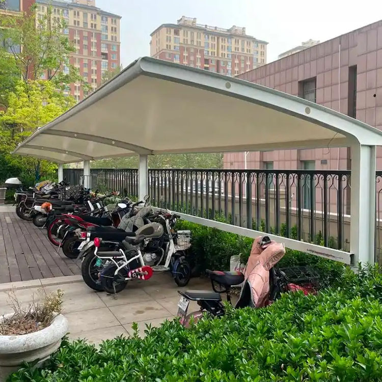 宜都市膜结构电动车棚